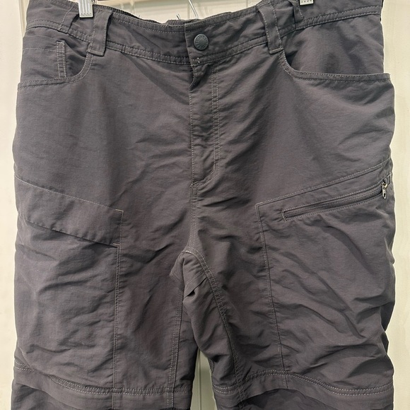 The North Face Men's Dark Gray Cargo Convertible Pants L - Picture 3 of 5